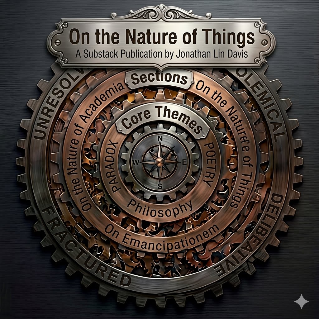On the Nature of Things — a Substack publication by Jonathan Lin Davis
